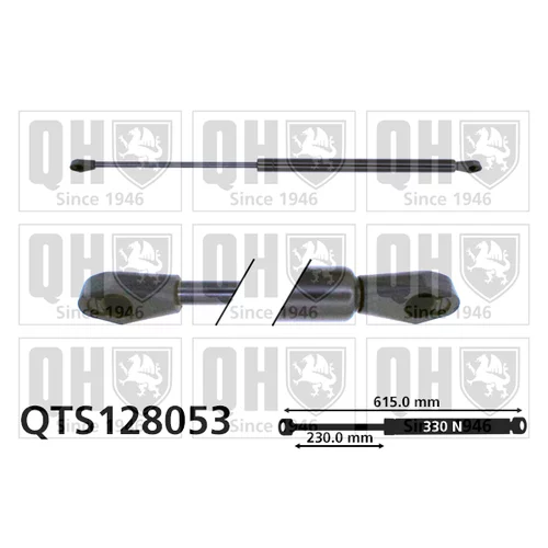 Pneumatická pružina, Batožinový/nákladný priestor QUINTON HAZELL QTS128053