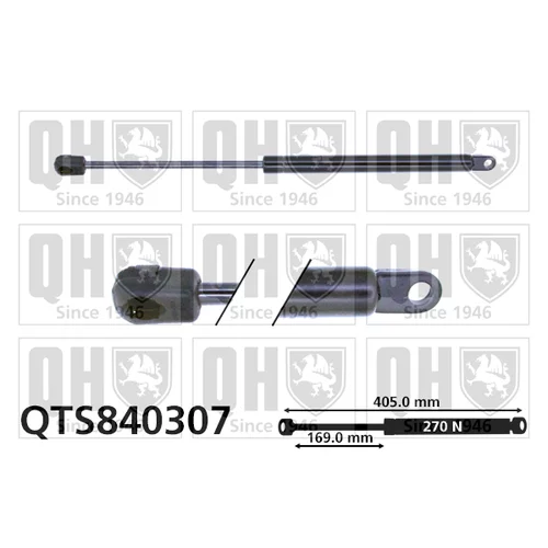 Plynová vzpera, kapota motora QUINTON HAZELL QTS840307