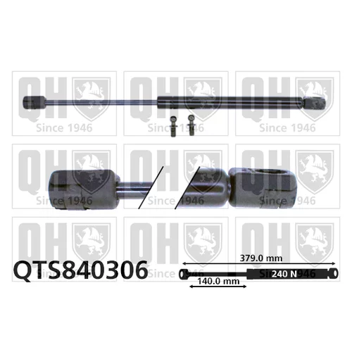 Pneumatická pružina, Batožinový/nákladný priestor QUINTON HAZELL QTS840306