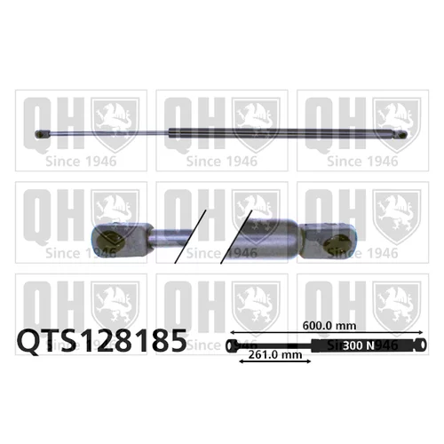 Pneumatická pružina, Batožinový/nákladný priestor QUINTON HAZELL QTS128185