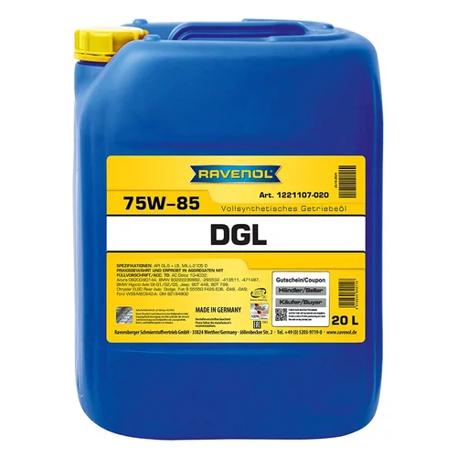 Olej do prevodovky RAVENOL 1221107-020-01-999