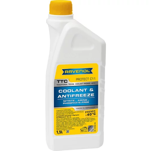 Nemrznúca kvapalina riedená RAVENOL TTC -40°C C11 1,5L