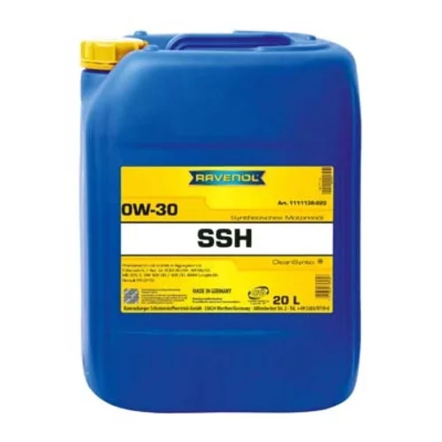 Motorový olej RAVENOL SSH SAE 0W-30 20L