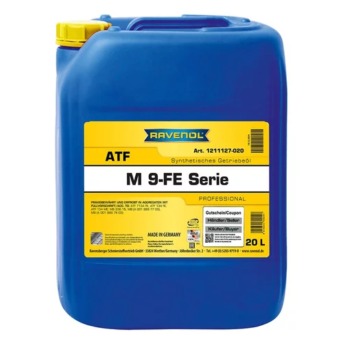 Olej do automatickej prevodovky RAVENOL ATF M 9-FE SERIE 20L