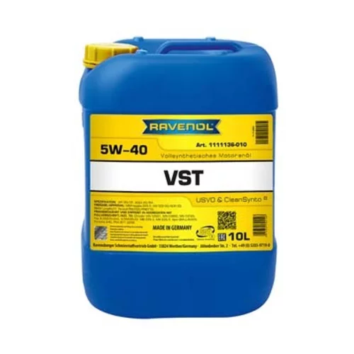 Motorový olej RAVENOL VOLLSYNTH TURBO VST SAE 5W-40 10L