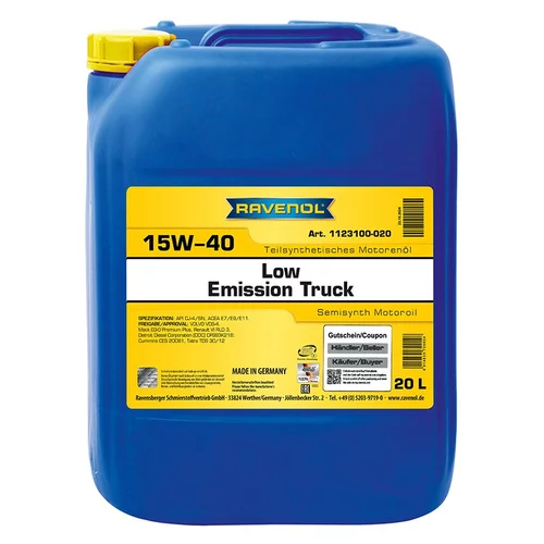 Motorový olej RAVENOL 1123100-020-01-999
