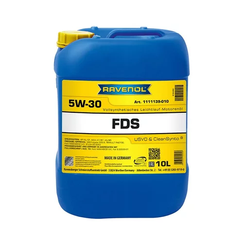 Motorový olej RAVENOL FDS SAE 5W-30 10L