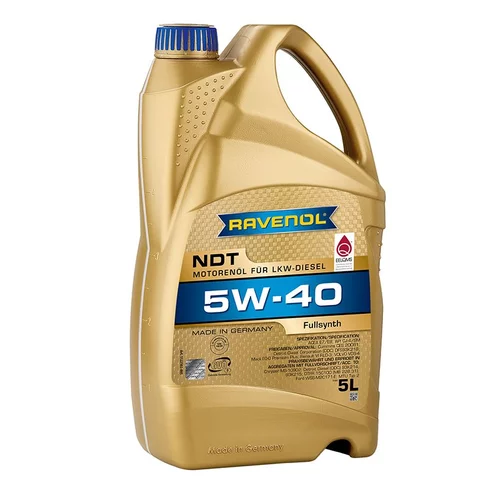 Motorový olej pre nákladné vozidlá RAVENOL NDT NORD DUTY TRUCK SAE 5W-40 5L