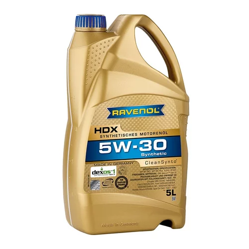 Motorový olej RAVENOL HDX SAE 5W-30 5L