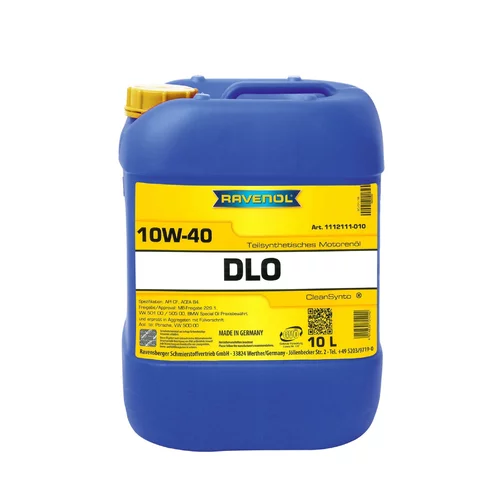 Motorový olej RAVENOL DLO SAE 10W-40 10L