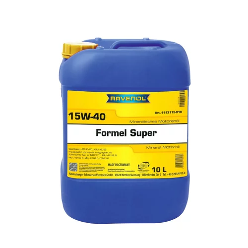 Motorový olej RAVENOL FORMEL SUPER SAE 15W-40 10L