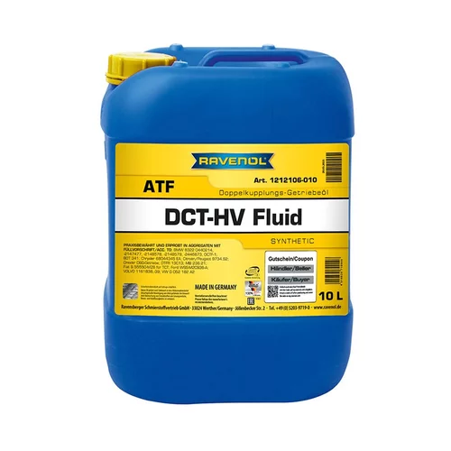 Olej do automatickej prevodovky RAVENOL DCT/DSG GETRIEBE FLUID 10L