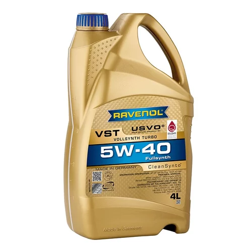 Motorový olej RAVENOL VOLLSYNTH TURBO VST 5W-40 4L