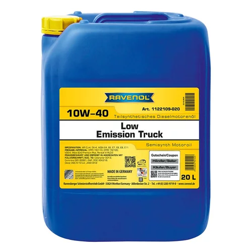 Motorový olej RAVENOL 1122109-020-01-999