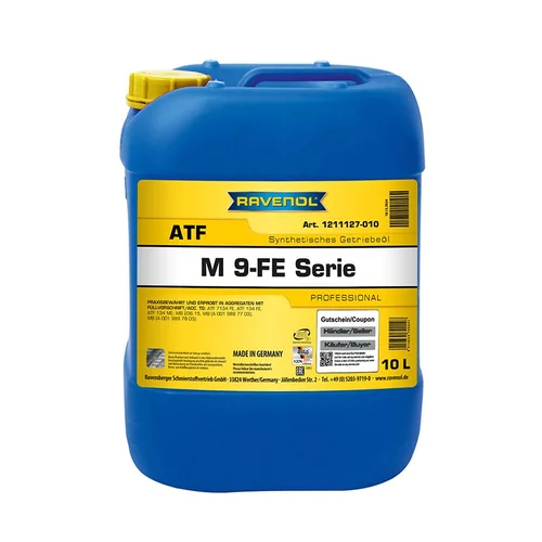 Olej do automatickej prevodovky RAVENOL ATF M 9-FE SERIE 10L