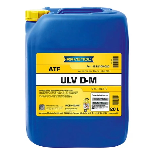 Olej do prevodovky RAVENOL 1212108-020-01-999
