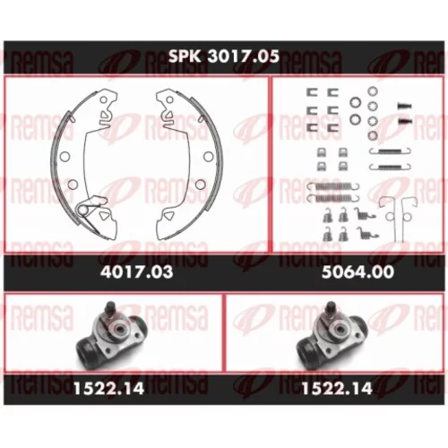 Sada bŕzd, Bubnová brzda REMSA SPK 3017.05
