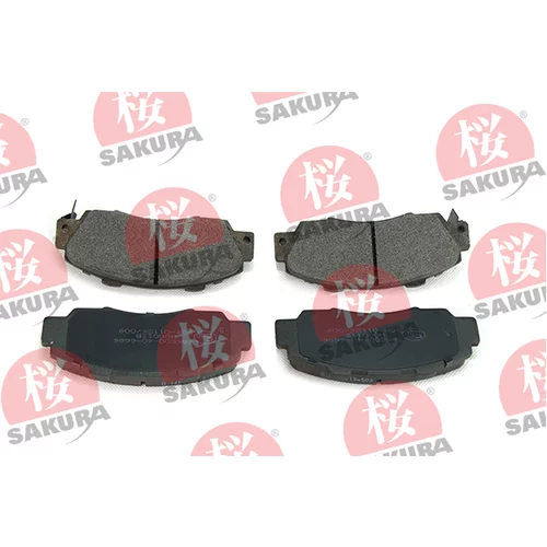 Sada brzdových platničiek kotúčovej brzdy 600-40-6686 /SAKURA/