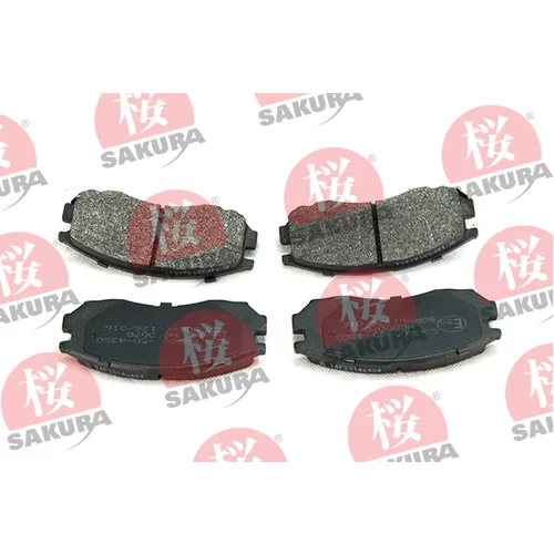 Sada brzdových platničiek kotúčovej brzdy SAKURA 600-50-4260