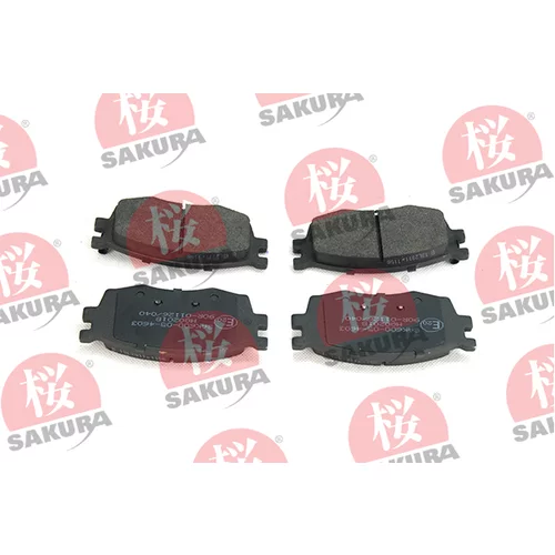 Sada brzdových platničiek kotúčovej brzdy SAKURA 600-05-4603