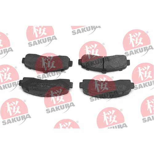 Sada brzdových platničiek kotúčovej brzdy SAKURA 600-10-4135