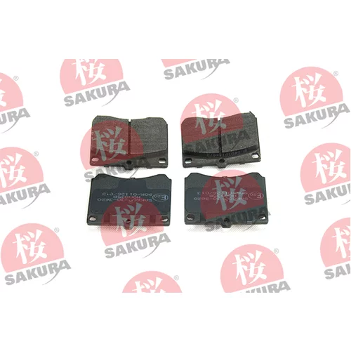 Sada brzdových platničiek kotúčovej brzdy 600-30-3620 /SAKURA/