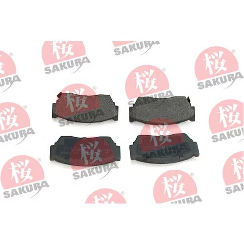 Sada brzdových platničiek kotúčovej brzdy SAKURA 600-10-4060