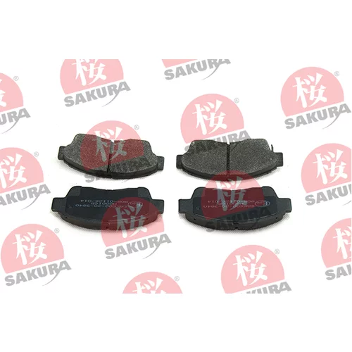 Sada brzdových platničiek kotúčovej brzdy 600-20-3840 /SAKURA/