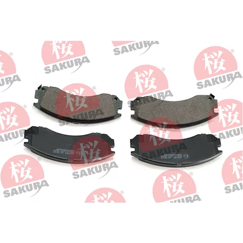 Sada brzdových platničiek kotúčovej brzdy SAKURA 600-50-4280