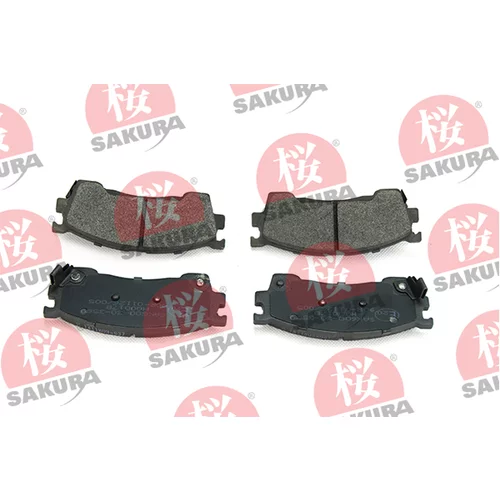 Sada brzdových platničiek kotúčovej brzdy SAKURA 600-30-3580