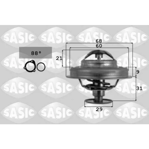 Termostat chladenia SASIC 4000359