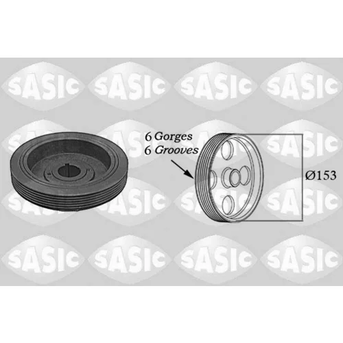 Remenica kľukového hriadeľa SASIC 5150G30