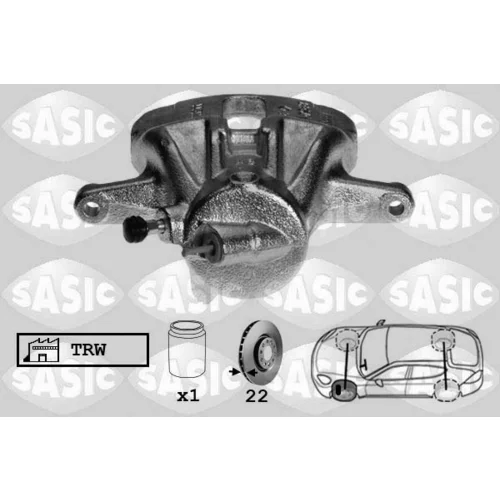 Brzdový strmeň SASIC 6500048