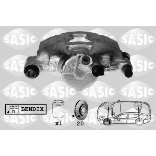 Brzdový strmeň SASIC SCA4028