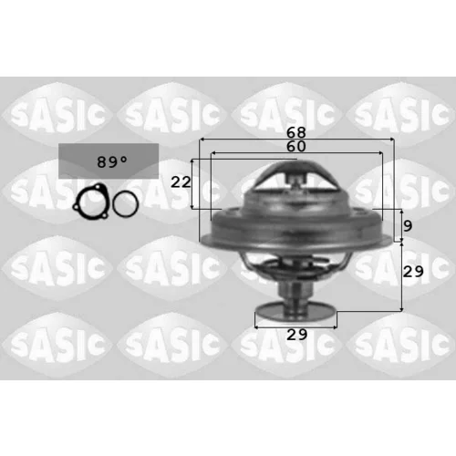 Termostat chladenia SASIC 3381041