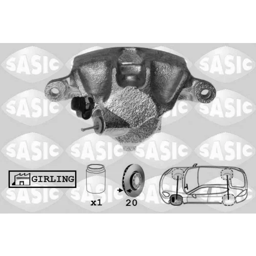 Brzdový strmeň SASIC SCA0048