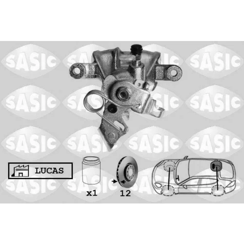 Brzdový strmeň SASIC 6500045