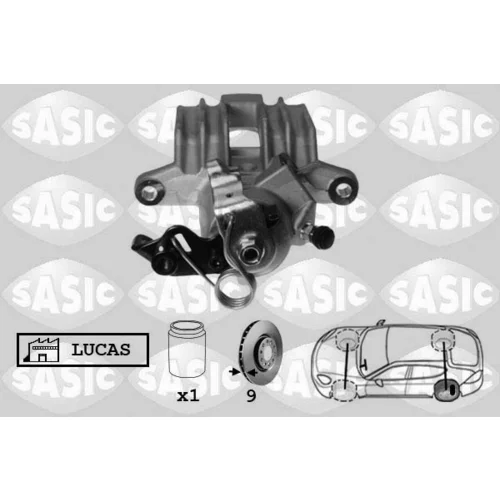 Brzdový strmeň SASIC 6506072