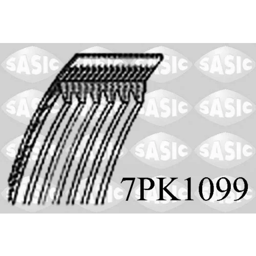 Ozubený klinový remeň SASIC 7PK1099