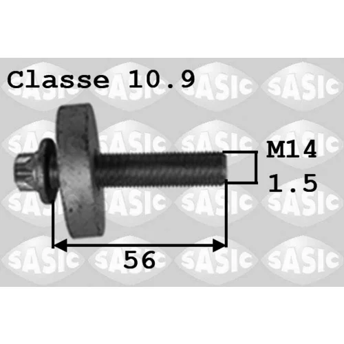 Skrutka remenice SASIC 8704010