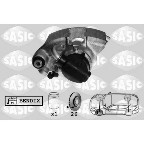 Brzdový strmeň SASIC SCA0058