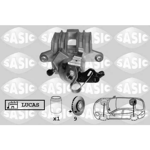 Brzdový strmeň SASIC 6506009