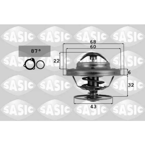 Termostat chladenia SASIC 9000367