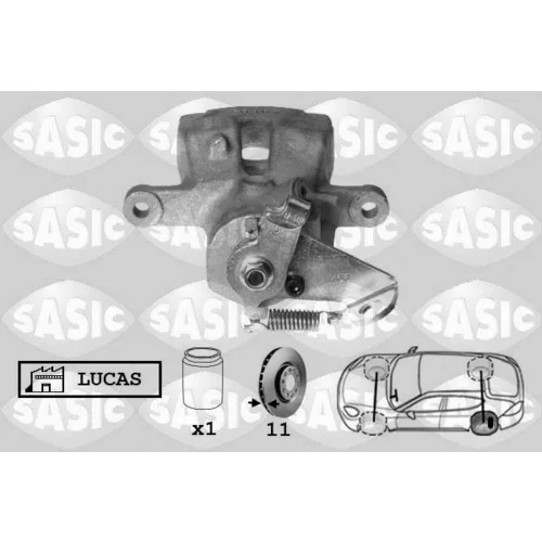 Brzdový strmeň 6504006 /SASIC/