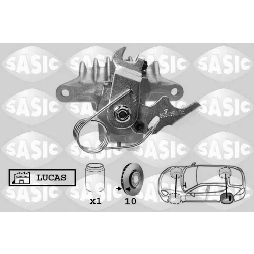 Brzdový strmeň SASIC 6506014