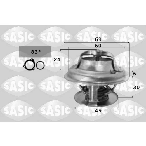 Termostat chladenia SASIC 3371341