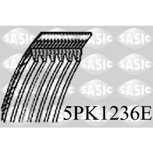 Ozubený klinový remeň SASIC 5PK1236E