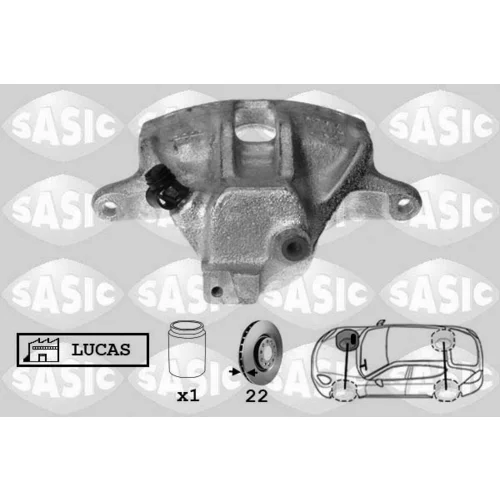 Brzdový strmeň SASIC 6506019