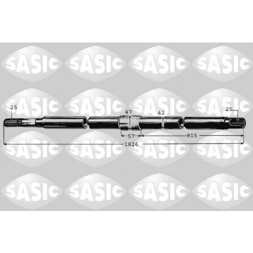 Hnací hriadeľ SASIC 8012502
