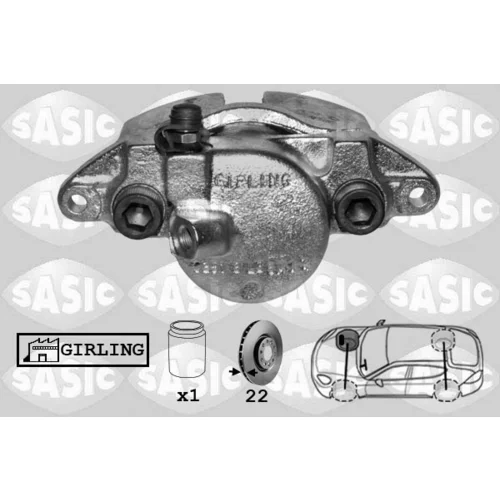 Brzdový strmeň SASIC SCA6163